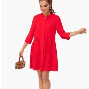 Tuckernuck Royal Shirt Dress in Red